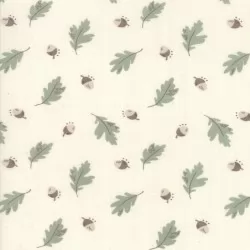 Harvest Road - Floating Acorn Eggshell - 1 Cut FQ