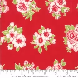 Little Snippets - Marmalade Floral Red
