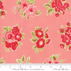 Little Snippets - Marmalade Floral Coral - 23" Bolt End