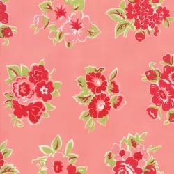 Little Snippets - Marmalade Floral Coral - 23" Bolt End