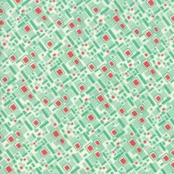 Looking Forward - Modern Aerial View Turquoise