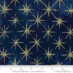 Grunge Seeing Stars Metallic Navy