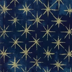 Grunge Seeing Stars Metallic Navy