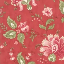 Porcelain - Jacobean Floral in Rose