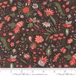 Quill - Charcoal Flourish Floral