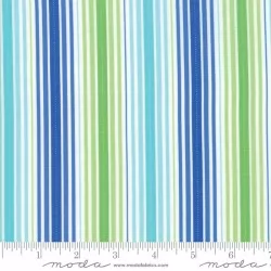 Rainy Day - Green Blue Pouring Stripe