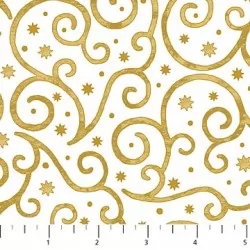 Angels Above - White Gold Swirl