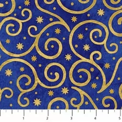 Angels Above - Blue Gold Swirl