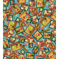 Reading Together by Santoro - Fat Quarter Bundle