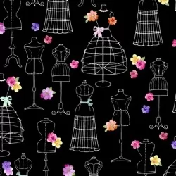 Amour de Fleur - Black Mannequins