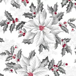 Pretty Poinsettias - Large Poinsettias White