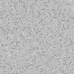 Pretty Poinsettias - Scroll Grey