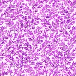 Kashmir - Leaves Magenta