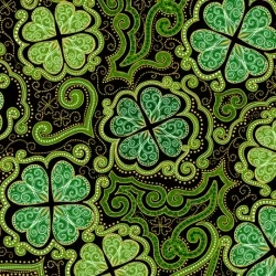 Lucky Clovers - Decorative Clovers Black