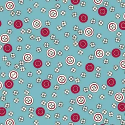 Sew What? - Button Toss Dark Aqua
