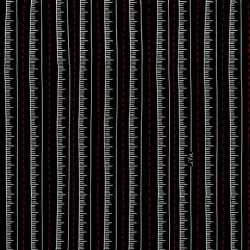 Sew What? - Tape Measure Stripe Black