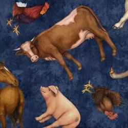 Sunrise Farm - Farm Animal Toss Navy