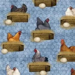 Sunrise Farm - Hens Nesting Cambray