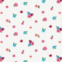 Sweet Caroline - Small Floral With Dots