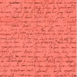 Sweet Caroline - Calligraphy Coral