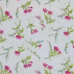 Rico - Grey Pink Flowers