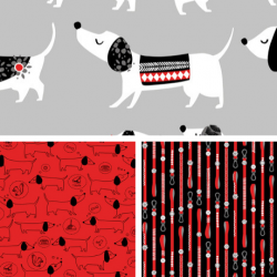 Hot Diggity Dog - Fat Quarter Bundle
