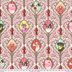 Besties by Tula Pink - Puppy Dog Eyes Blossom Metallic