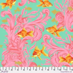 Besties by Tula Pink - Treading Water Blossom Metallic