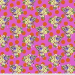 Curiouser and Curiouser by Tula Pink - Painted Roses Daydream