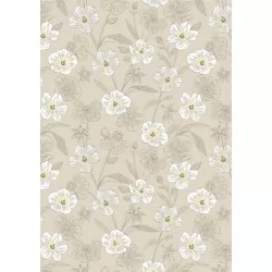 Botanic Garden - Rambling Floral On Dark Cream