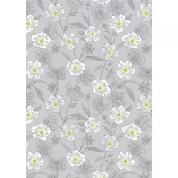 Botanic Garden - Rambling Floral Lightest Grey