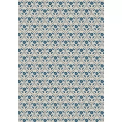Brensham - Floral Trellis On Deep Cream