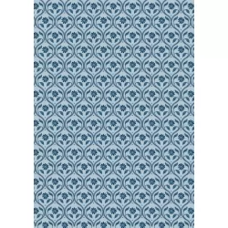 Brensham - Floral Trellis On French Grey