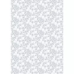 Evenfall by Cassandra Connolly - Moonflower Pale Grey