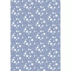 Evenfall by Cassandra Connolly - Moonflower Dark Periwinkle