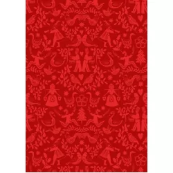 12 Days of Christmas - 12 Days Of Christmas Mirrored Red