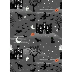 Castle Spooky - Spooky Castle on Grey