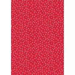 Christmas Trees - Christmas Stars On Red