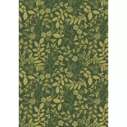 Noël - Dashing Deer On Dark Green