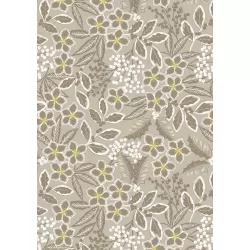 Noël - Holly Berries Mono On Natural Grey