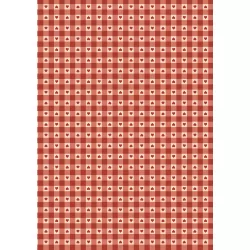 Grandma's Quilt - Heart Gingham Red