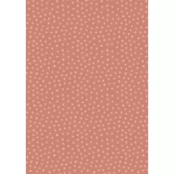 Hannah's Flowers - Dotty Dots On Soft Terracotta