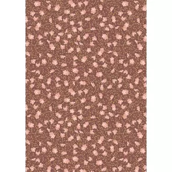 Hannah's Flowers - Ditzy Floral On Chocolate