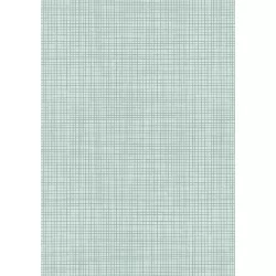 Inflorescence - Grid Aqua Blue