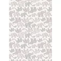 Special Delivery - Elephants And Stars Grey