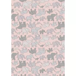 Special Delivery - Elephants And Stars Pink