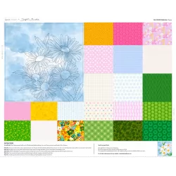 The Flower Collection by Delphine Brooks - Daisies Natural