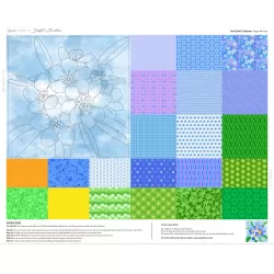 The Flower Collection by Delphine Brooks - Forget Me Nots Natural