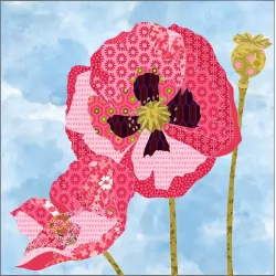 The Flower Collection by Delphine Brooks - Poppy Natural
