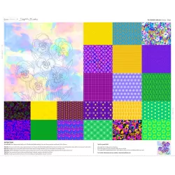 The Flower Collection by Delphine Brooks - Pansies Bright